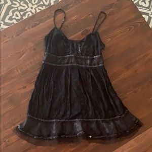 Black Free People Sequin Top